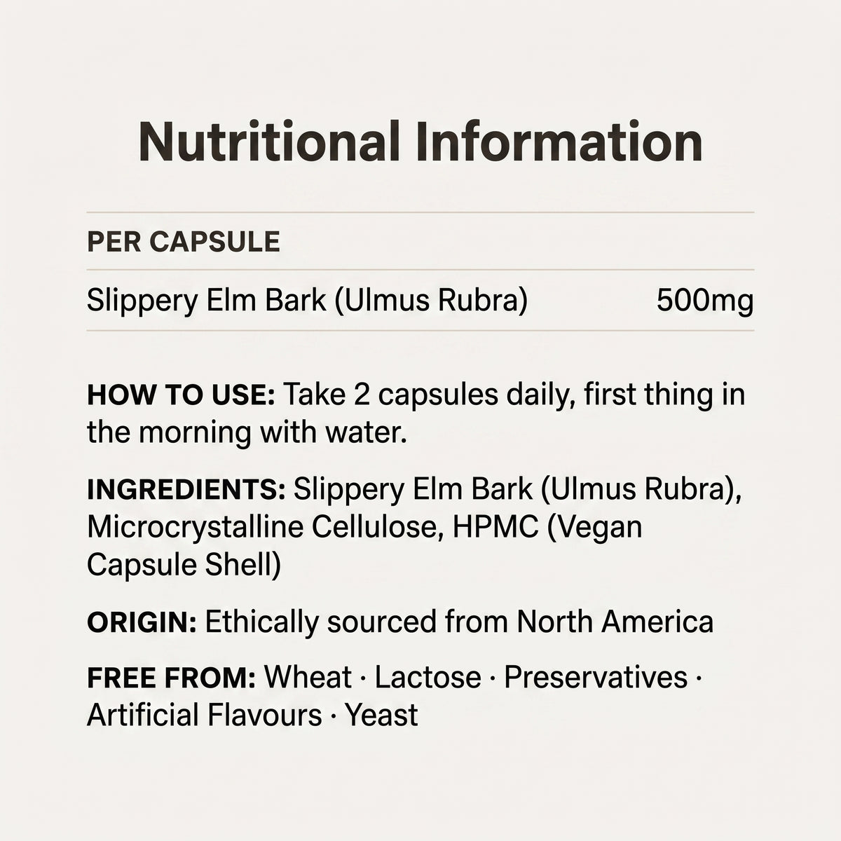 Kindora Slippery Elm